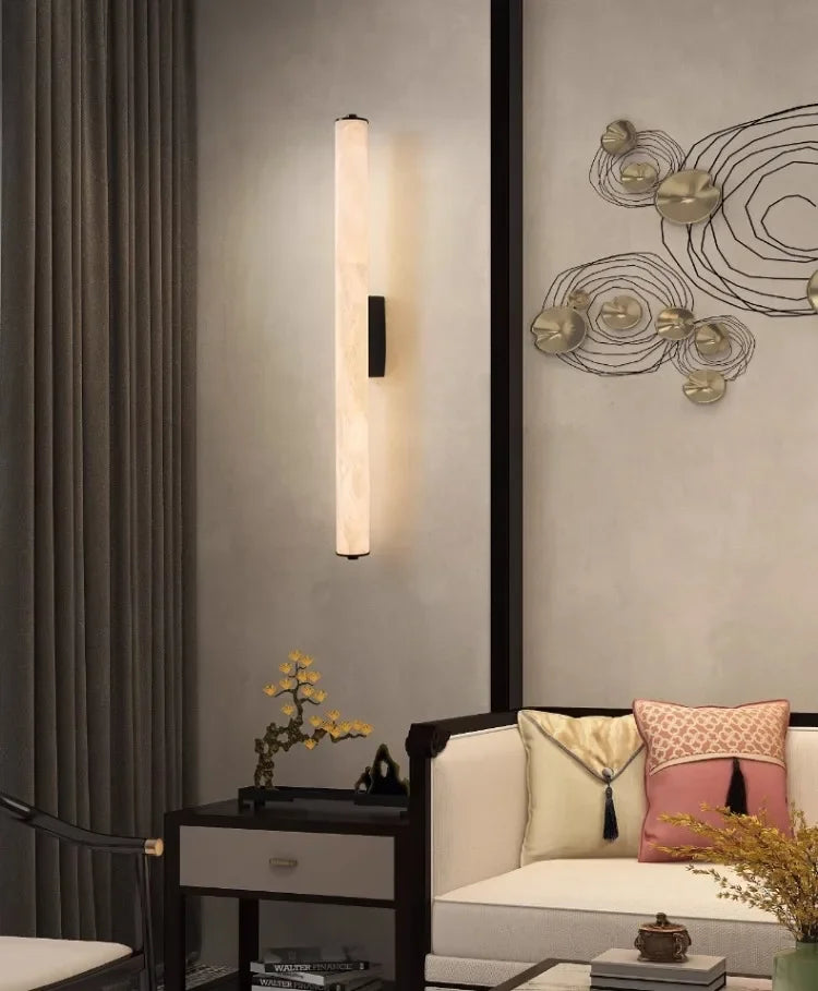 Alvenia Minimalist Marble LED Wall Light