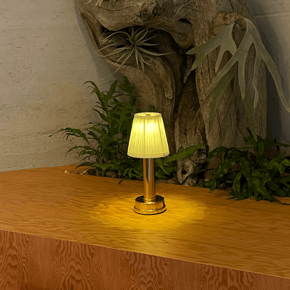 Lumelle Minimalist Fabric Cordless Table Lamp