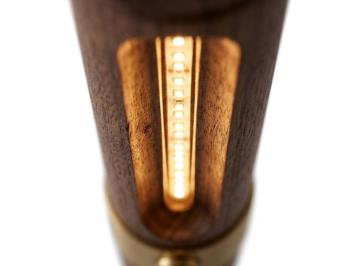 Pravena Mid-Century Brass Table Lamp