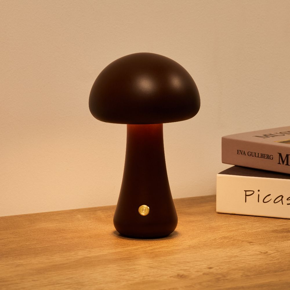 Fungara Scandinavian Wood Table Lamp
