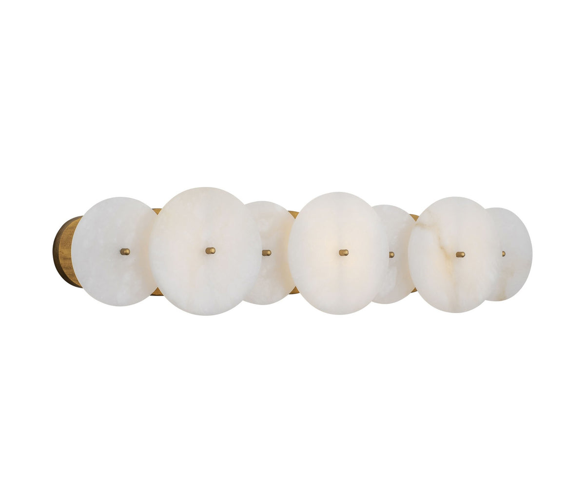 Lunavey Modern Alabaster Disc Vanity Light