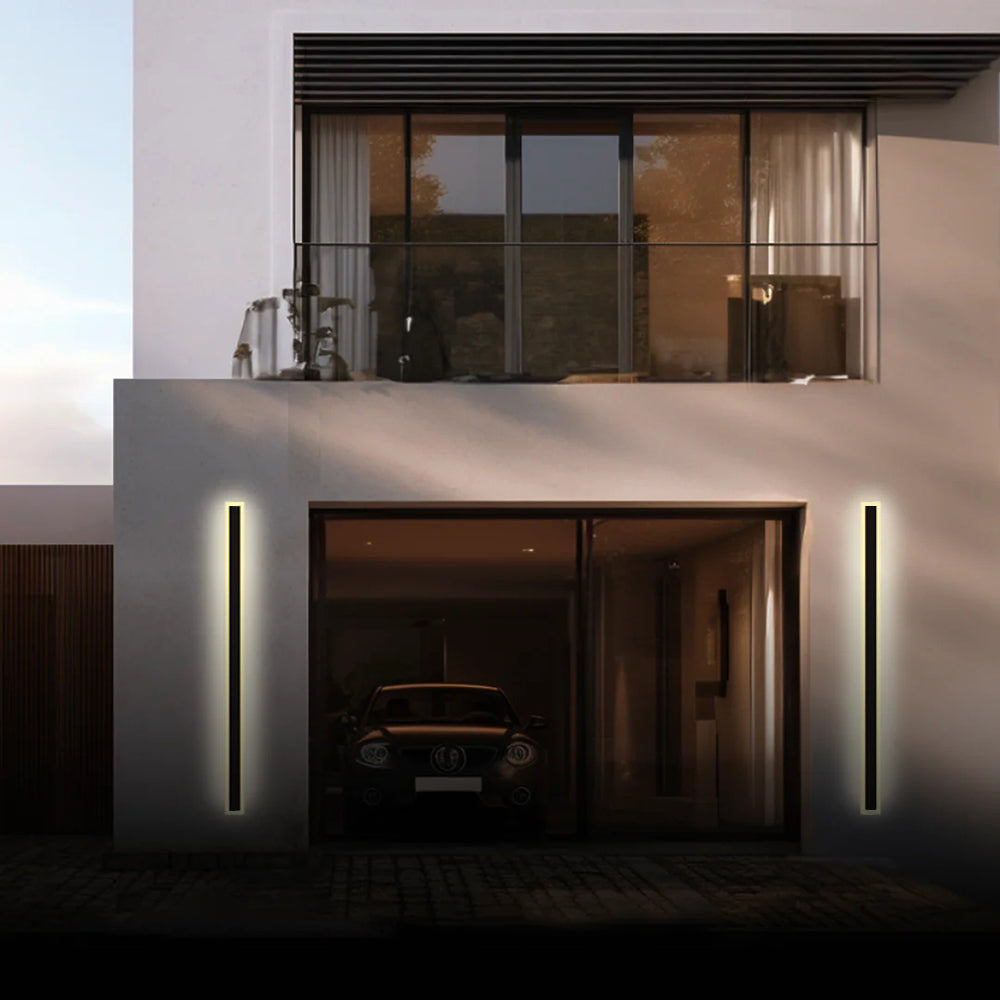 Halvenn Minimalist Acrylic Pane Outdoor Wall Light