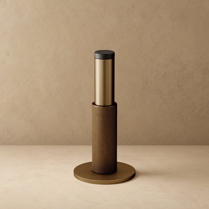 Oskarel Industrial Brass Wall Door Stop