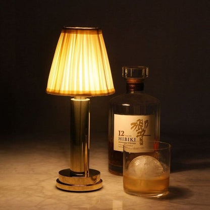 Lumelle Minimalist Fabric Cordless Table Lamp