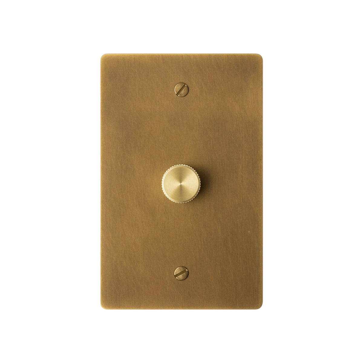 Brevanto Vintage Brass 1-Gang Rotary Dimmer Switch