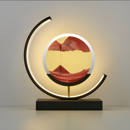 Sandveil Minimalist Aluminium Sand Art Table Lamp