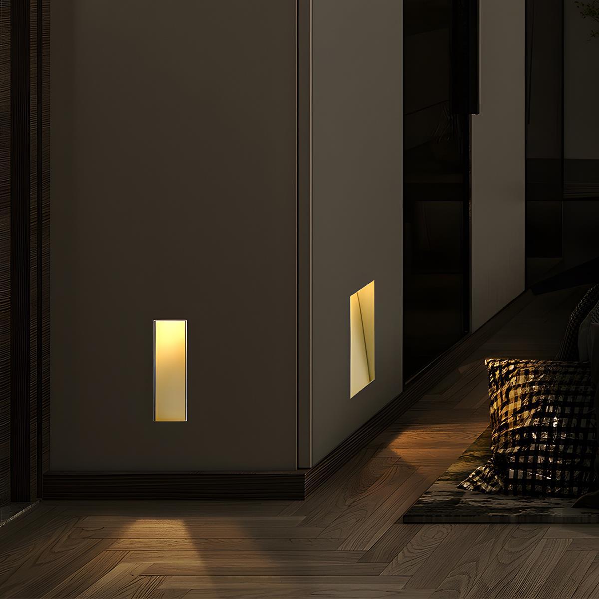 Nichelle Minimalist Aluminium Recessed Stair Light