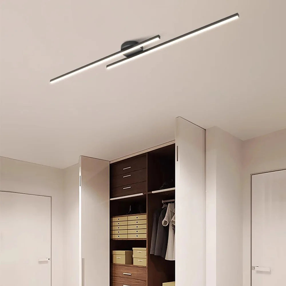Linivo Minimalist Aluminium LED Strip Ceiling Light