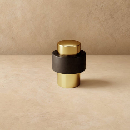 Nelvora Minimalist Brass Floor Door Stop