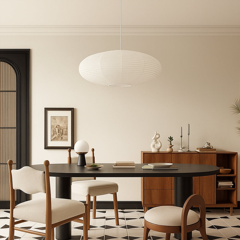 Kaiwabi Japandi Cotton Paper Pendant Light