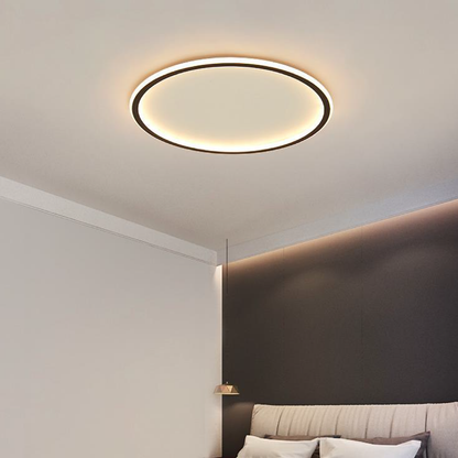 Solvane Scandinavian Aluminium Flush Ceiling Light