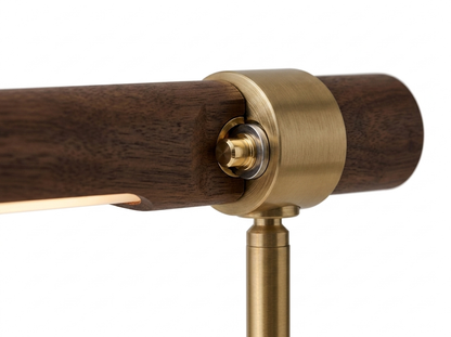 Pravena Mid-Century Brass Table Lamp