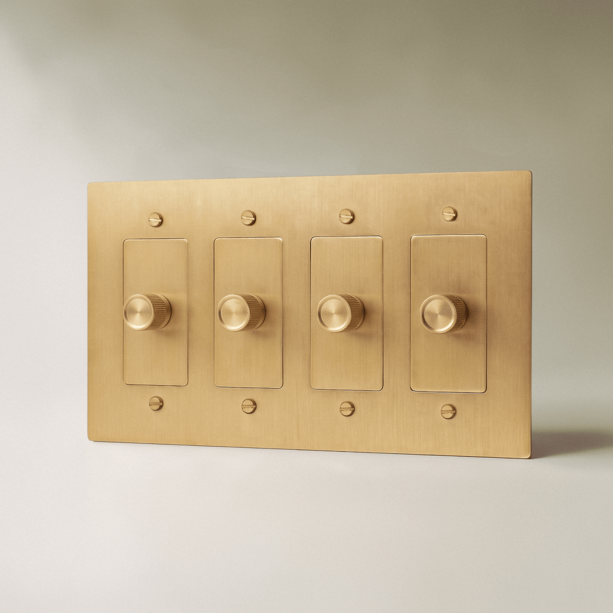 Norvessa Vintage Brass Rotary Dimmer Switch