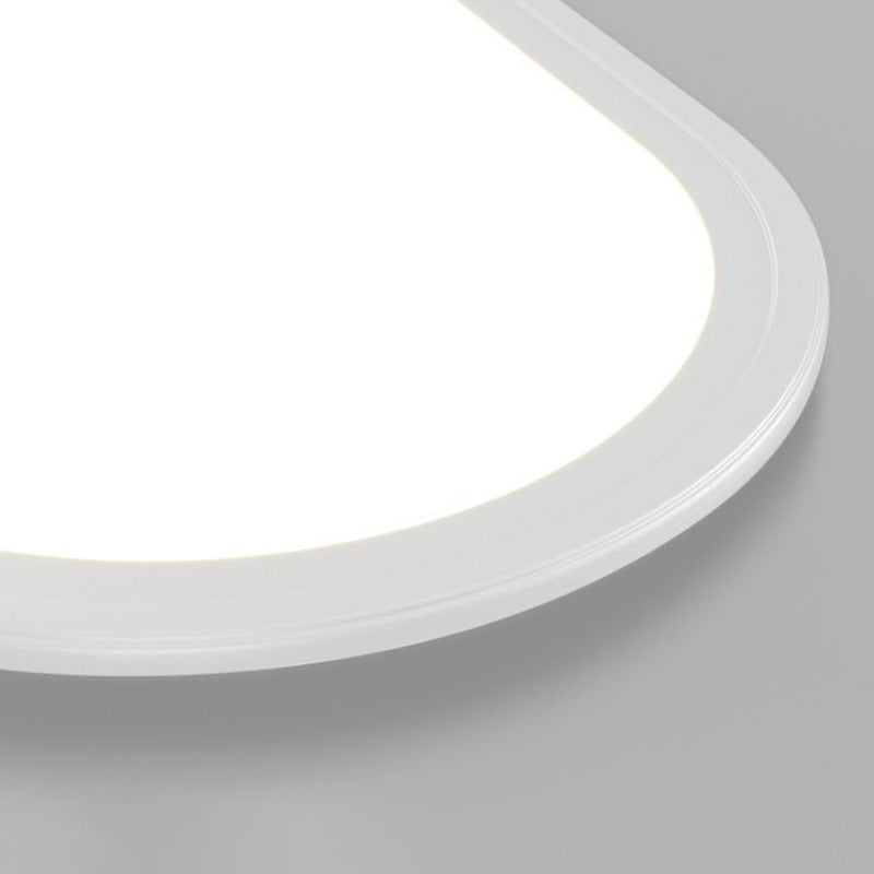 Ovalis Minimalist Metal Oval Ceiling Light