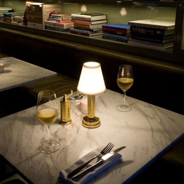 Lumelle Minimalist Fabric Cordless Table Lamp