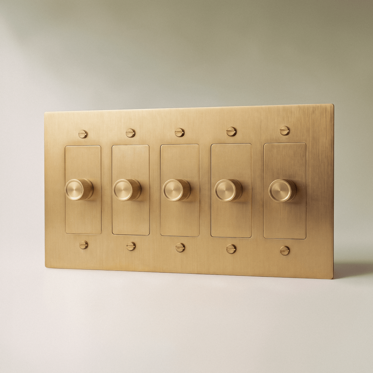 Norvessa Vintage Brass Rotary Dimmer Switch