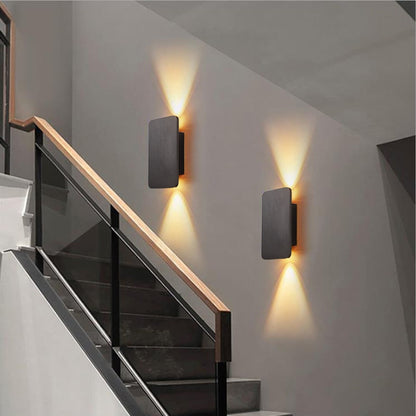 Nyxora Minimalist Metal Rectangular Wall Light