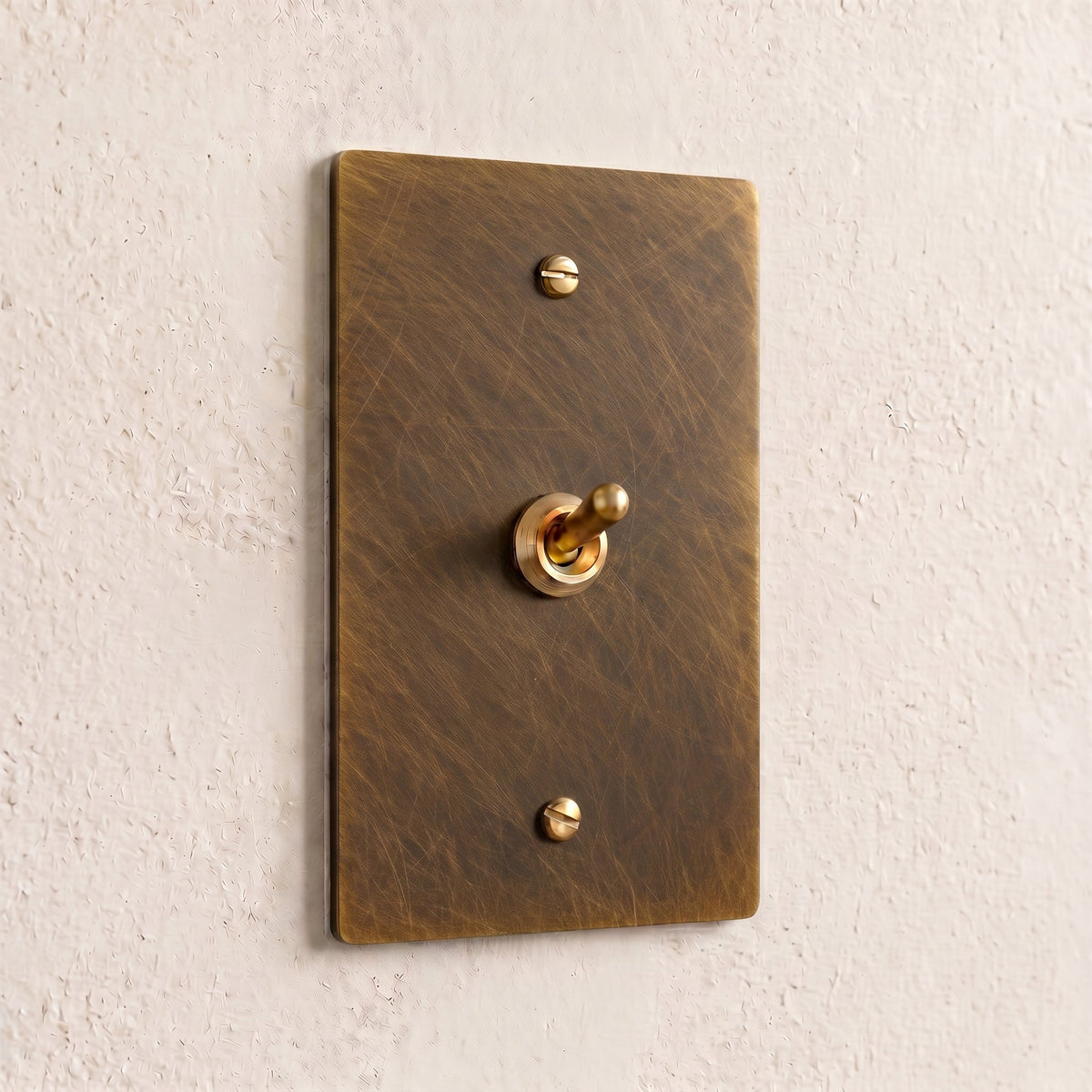 Mirvane Vintage Brass Toggle Switch