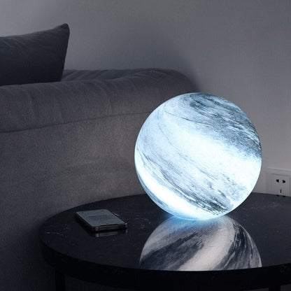 Selenora Celestial Glass Moon Table Lamp