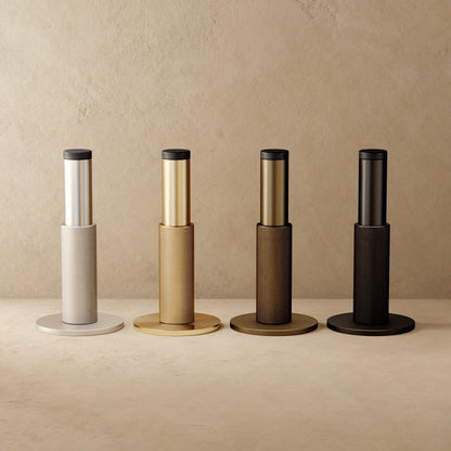 Oskarel Industrial Brass Wall Door Stop