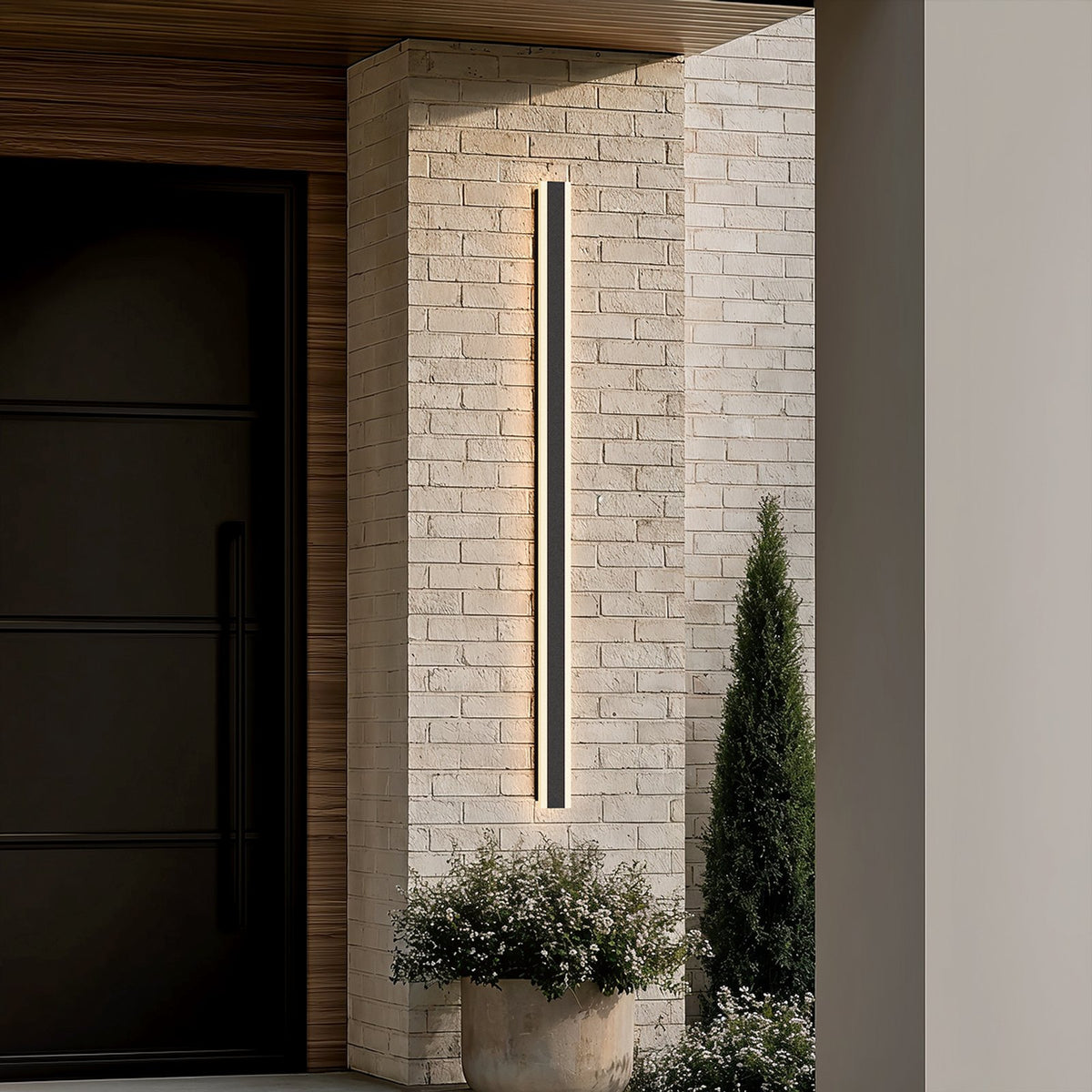 Zephlyn Linear Aluminium Outdoor Wall Light