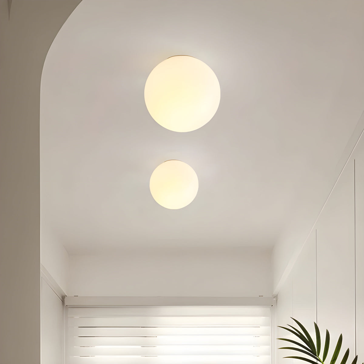 Orbelle Minimalist Frosted Glass Wall Light