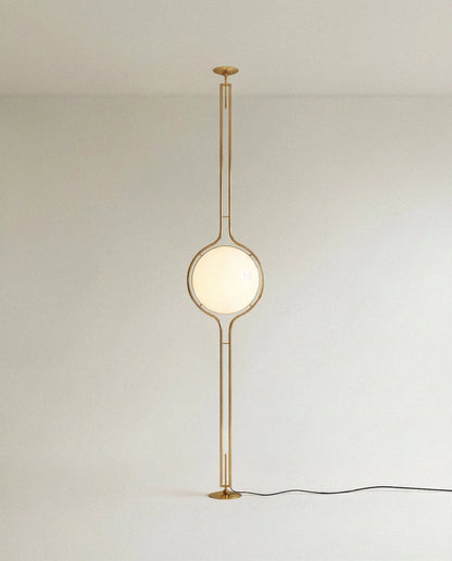 Pelvaro Mid-Century Metal Floor-to-Ceiling Lamp