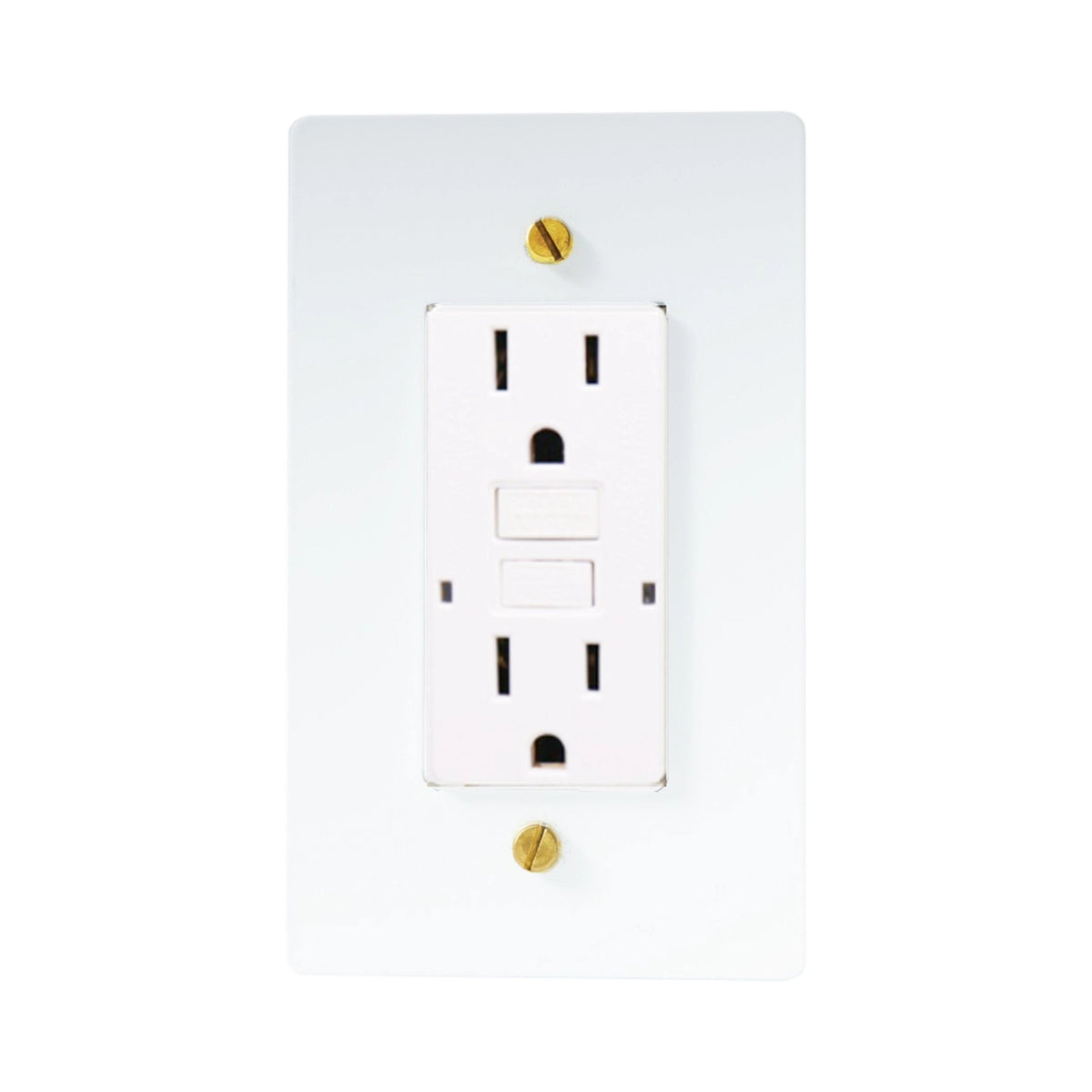 Dellmora Minimalist Brass GFCI Outlet