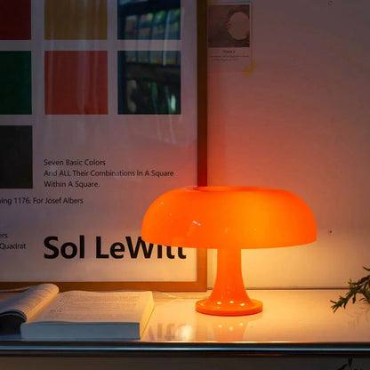 Fungora Scandinavian Opal Mushroom Table Lamp
