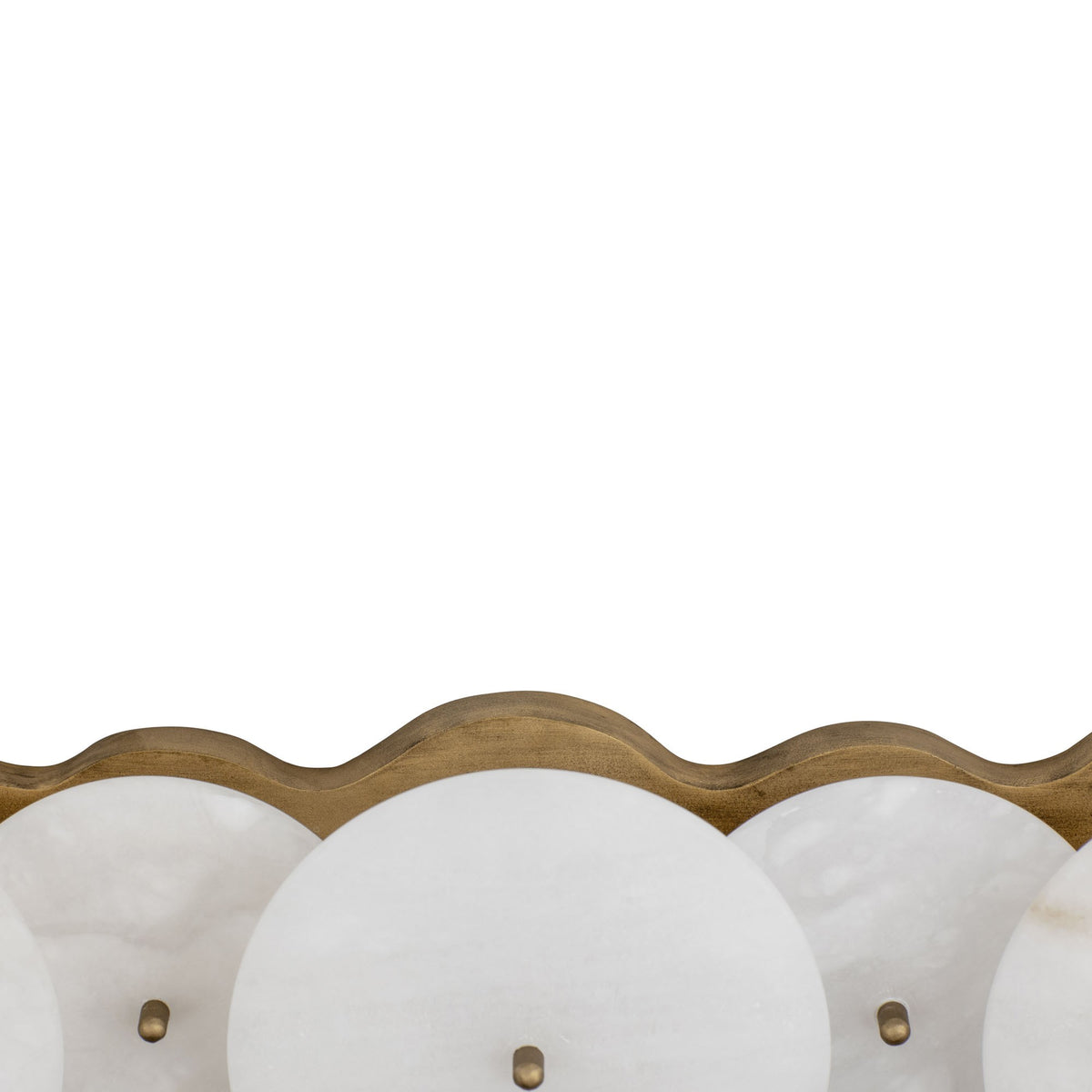 Lunavey Modern Alabaster Disc Vanity Light