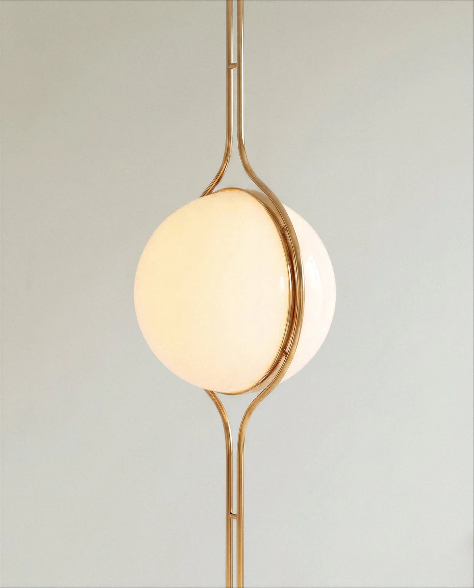 Pelvaro Mid-Century Metal Floor-to-Ceiling Lamp