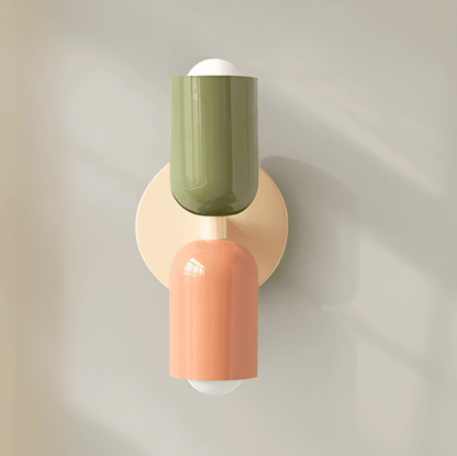 Miravel Bauhaus Iron Capsule Wall Light