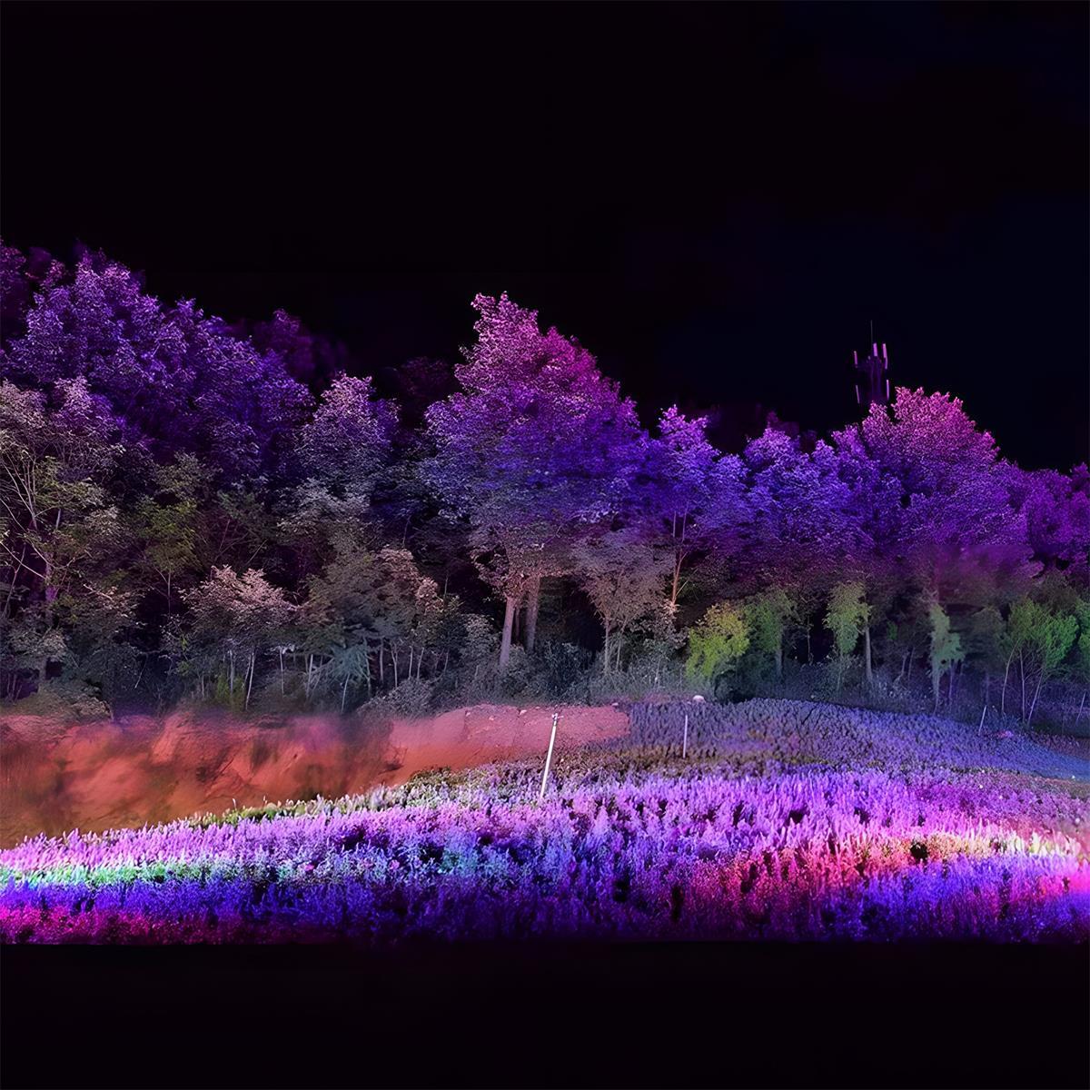 Chromara Industrial Aluminium RGB Landscape Spotlight