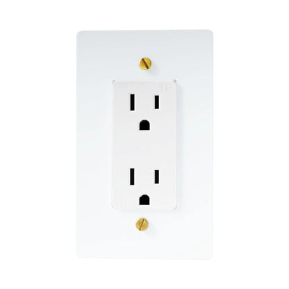 Corvanel Traditional Brass Duplex Socket Outlet