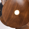 Wavy Wood Leaf Pendant Light