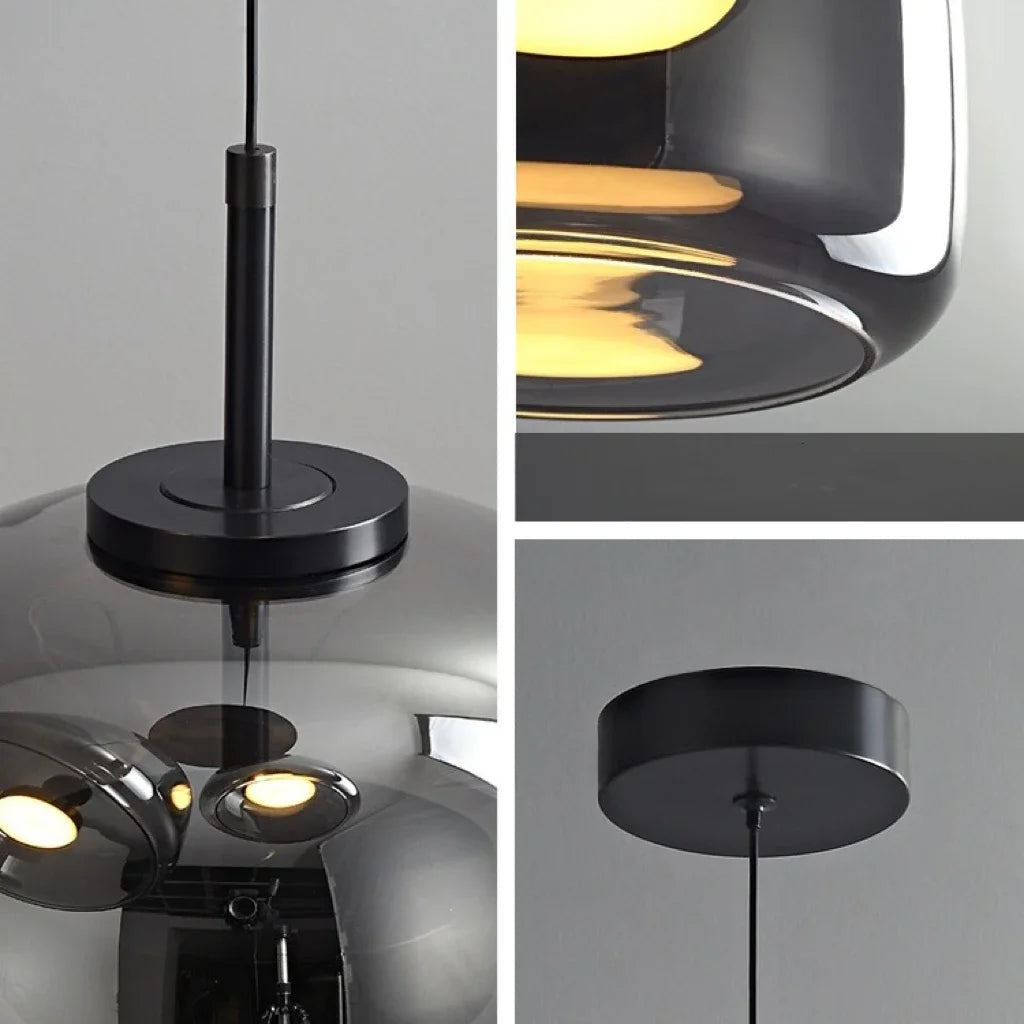 Lumira Nordic Tinted Glass Pendant Light
