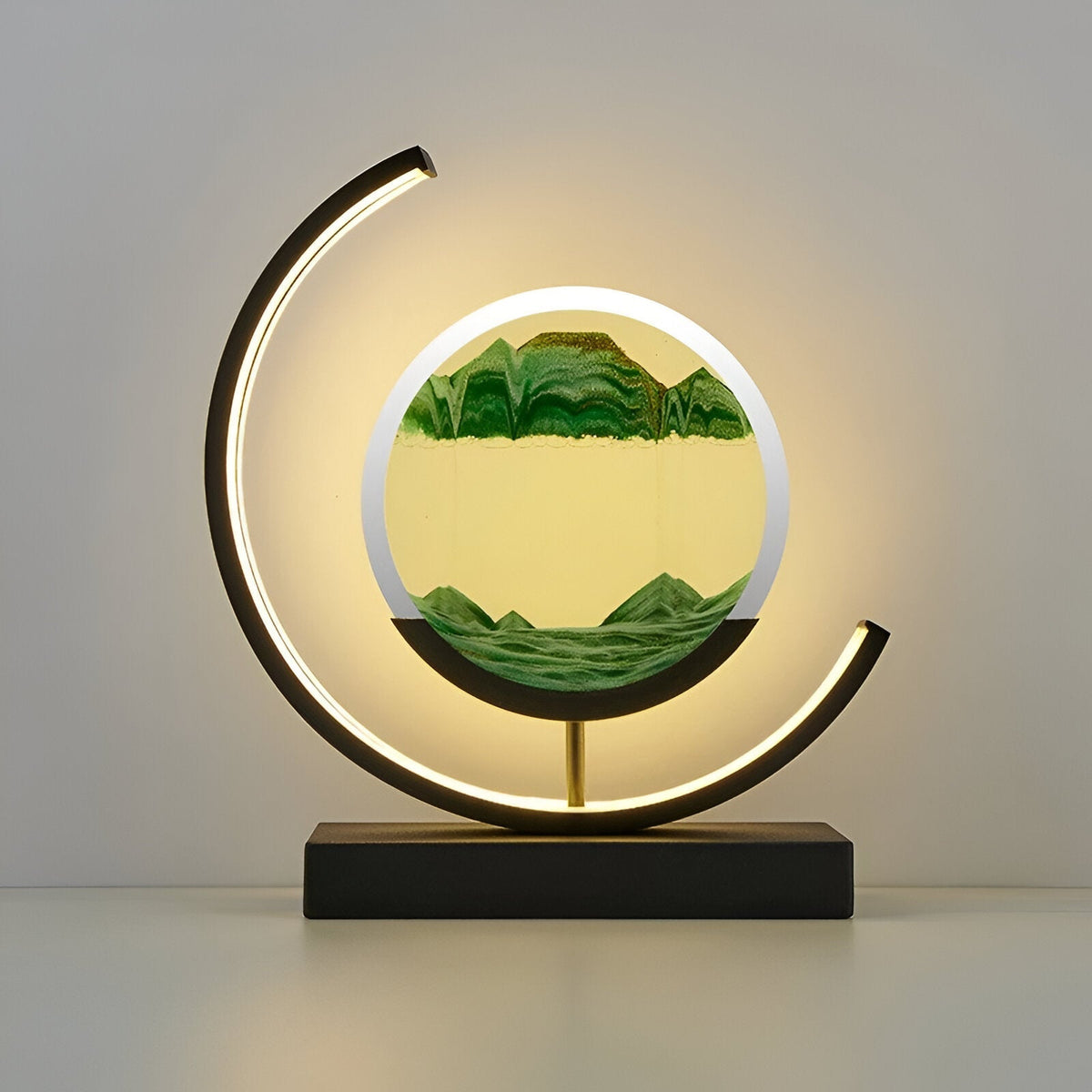 Sandveil Minimalist Aluminium Sand Art Table Lamp