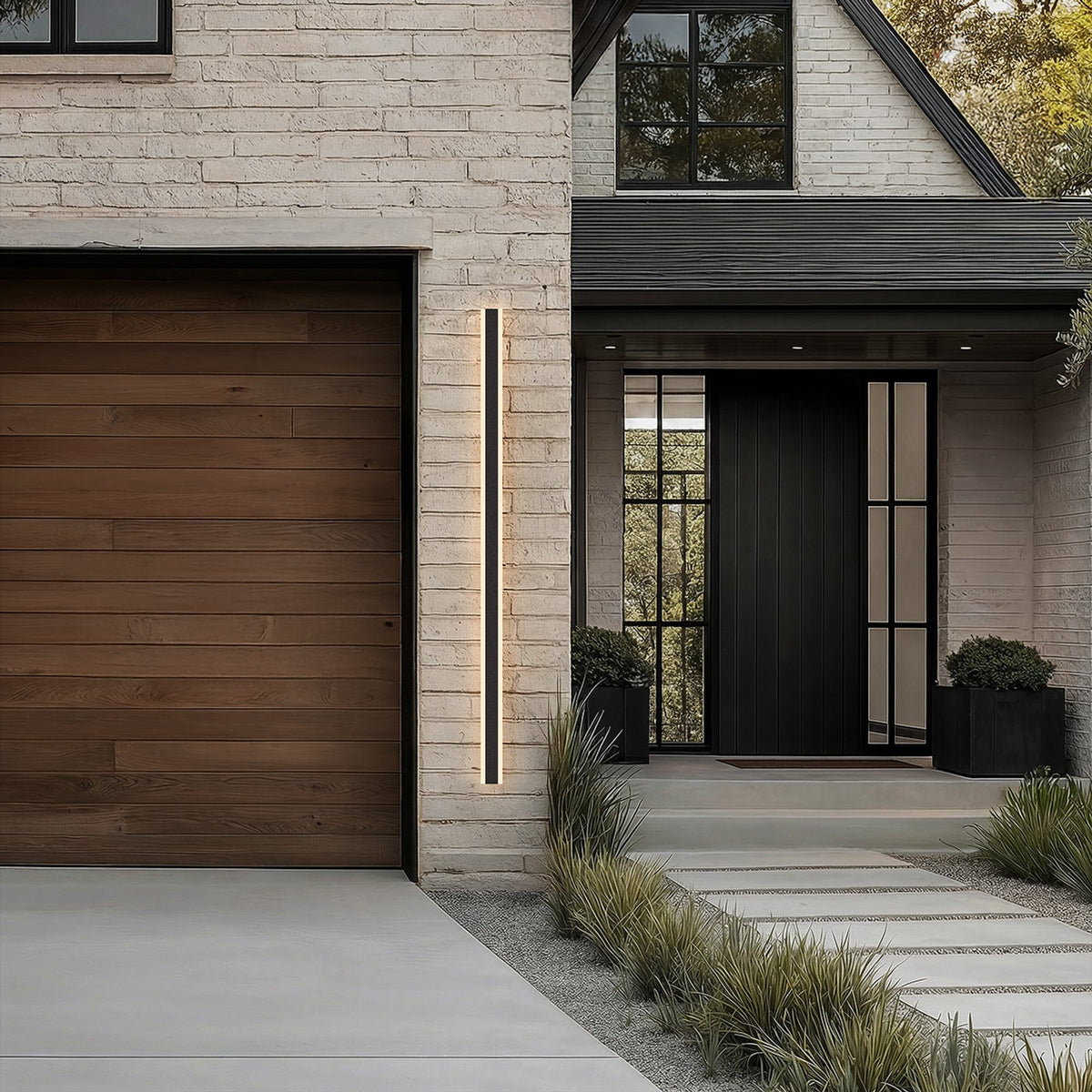 Zephlyn Linear Aluminium Outdoor Wall Light