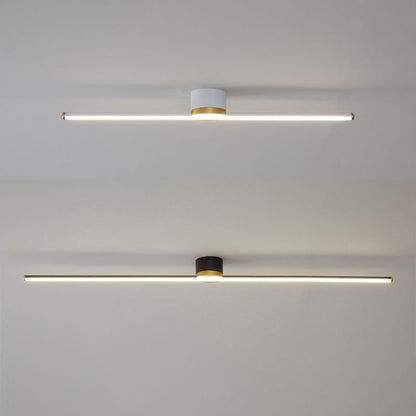 Filara Minimalist Metal Linear Ceiling Light