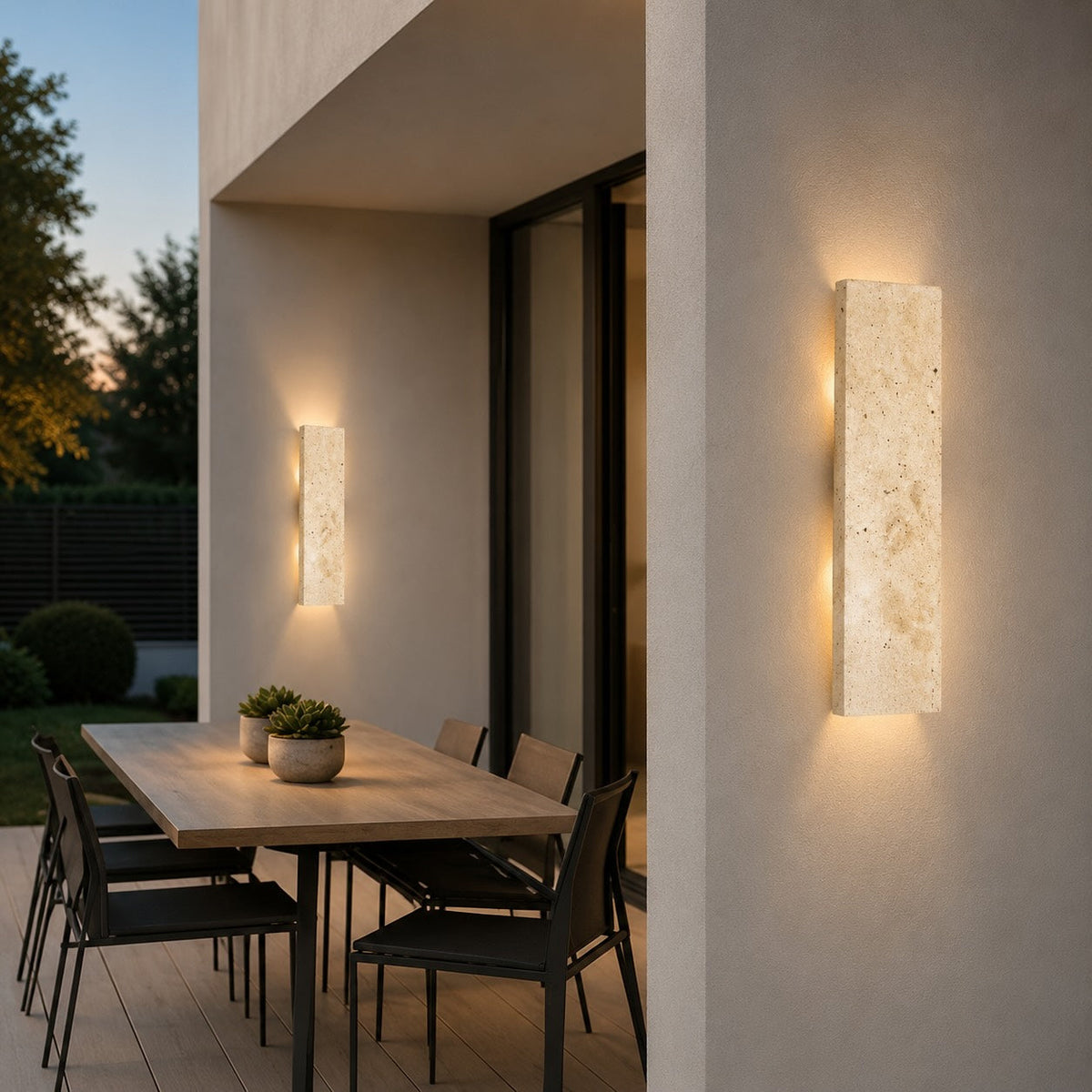 Travertine Stone Wall Light