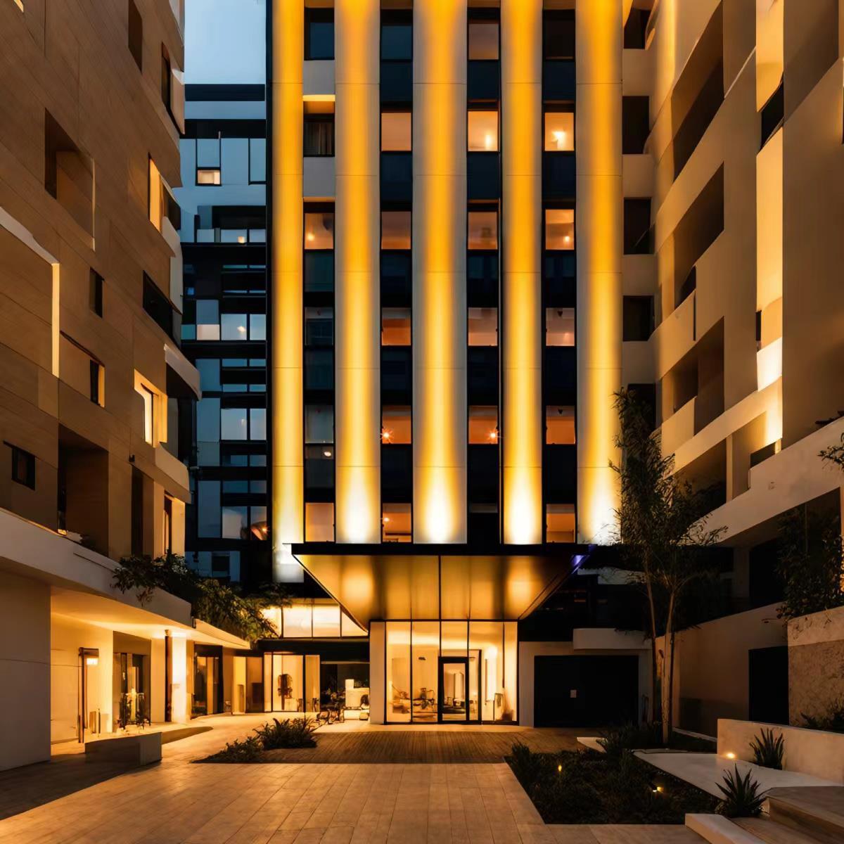 Cascara Modern Aluminium Facade Wall Light