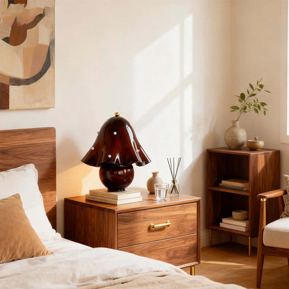Halcyra Boho Ceramic Table Lamp