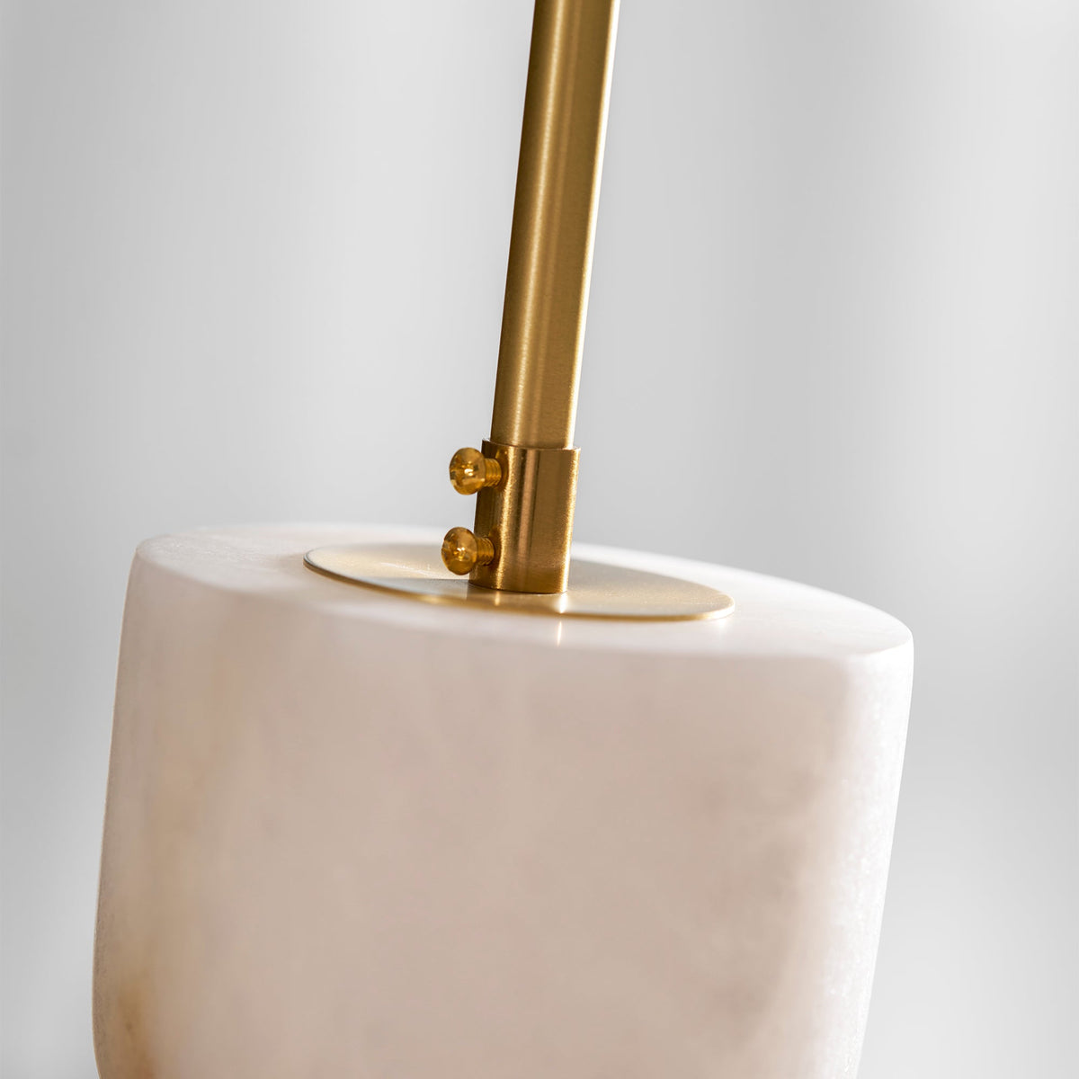 Stacked Alabaster Pendant Light