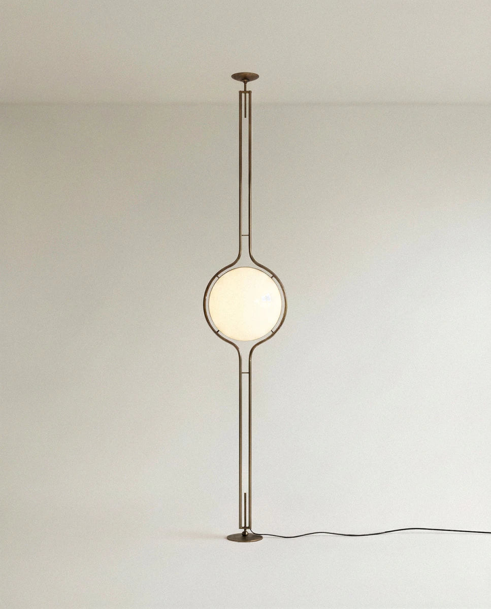 Pelvaro Mid-Century Metal Floor-to-Ceiling Lamp