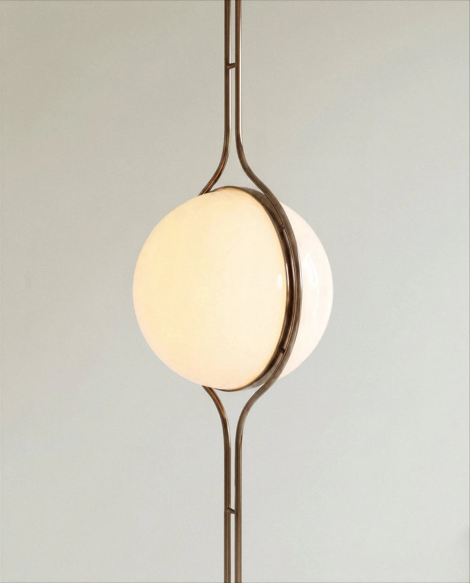 Pelvaro Mid-Century Metal Floor-to-Ceiling Lamp