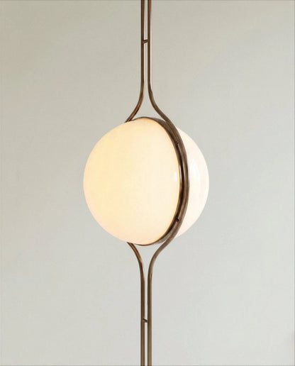 Pelvaro Mid-Century Metal Floor-to-Ceiling Lamp