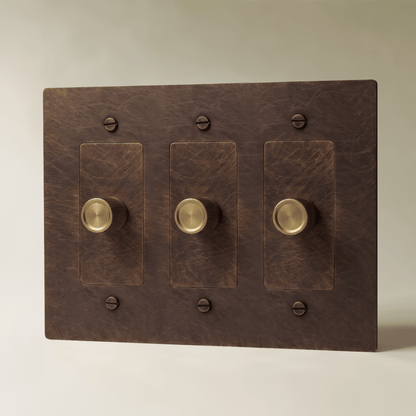Norvessa Vintage Brass Rotary Dimmer Switch