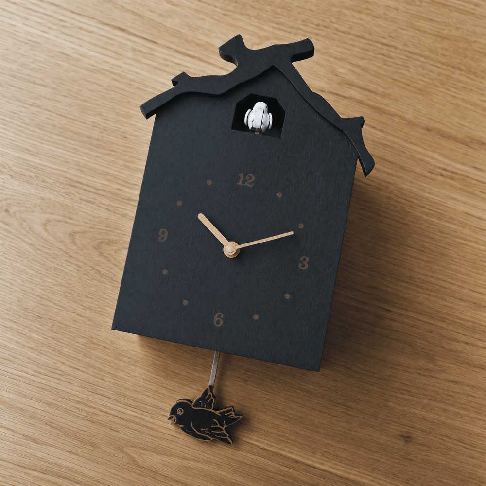 Dunmere Minimalist Wood Pendulum Cuckoo Clock