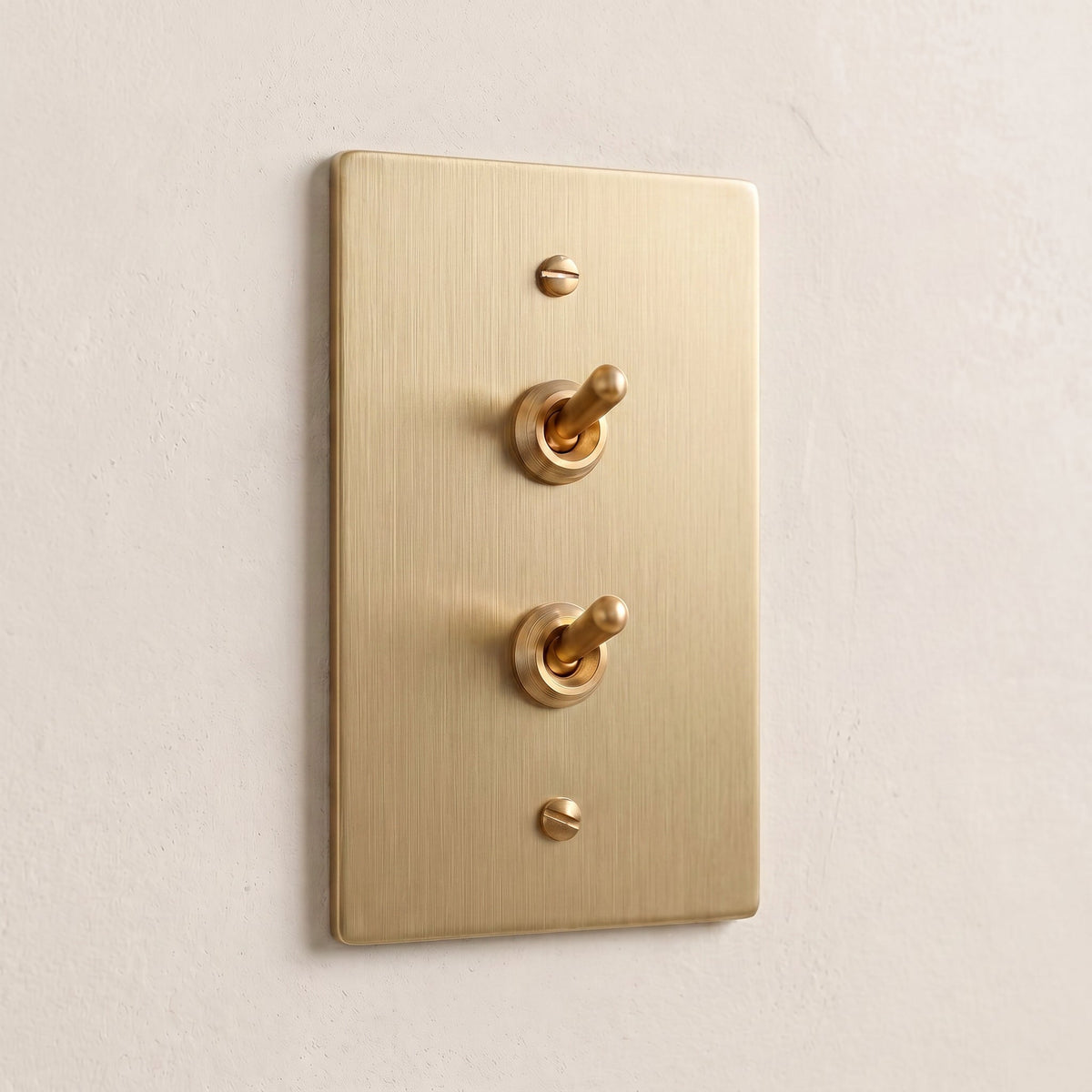 Mirvane Vintage Brass Toggle Switch