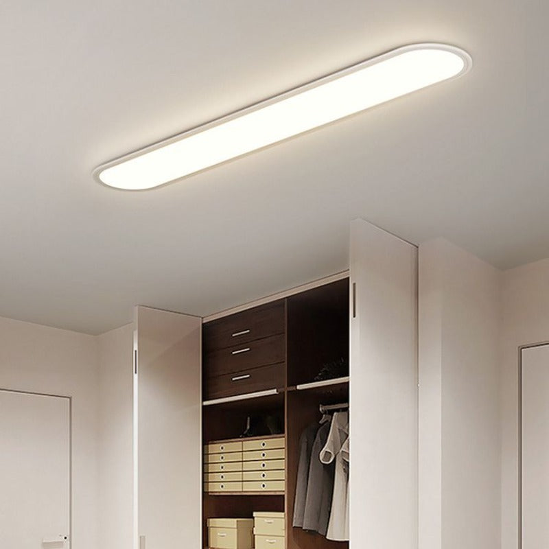 Ovalis Minimalist Metal Oval Ceiling Light
